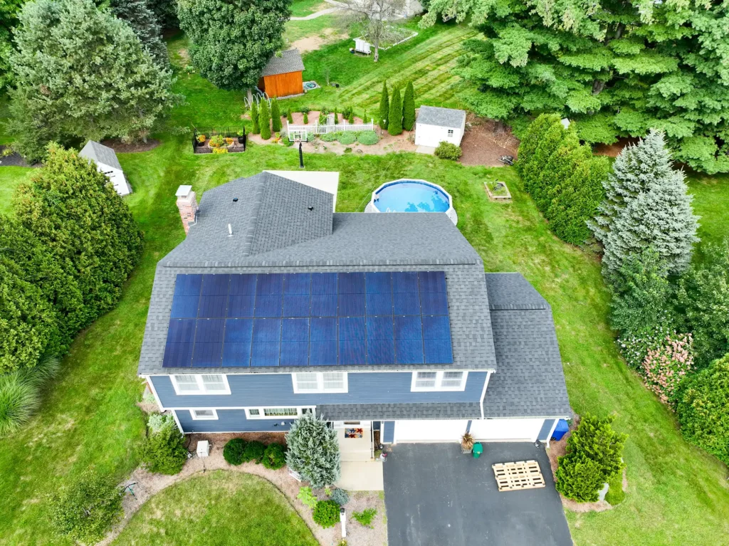 Solar Installation in Northborough by Golden Group Roofing